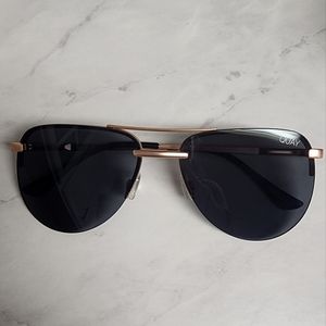 Quay The Playa Mini Aviators - Rose Gold